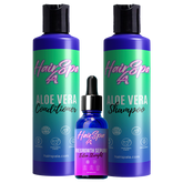 Aloe Vera Moisture Kit - Serum + Shampoo & Conditioner